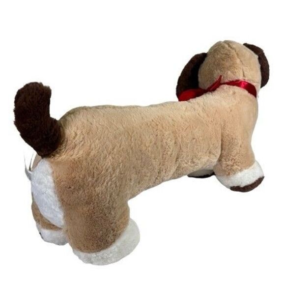 Vintage Dan Dee Dachshund Plush Stuffed Animal 24” Long Wiener Puppy Dog Toy - Picture 8 of 16